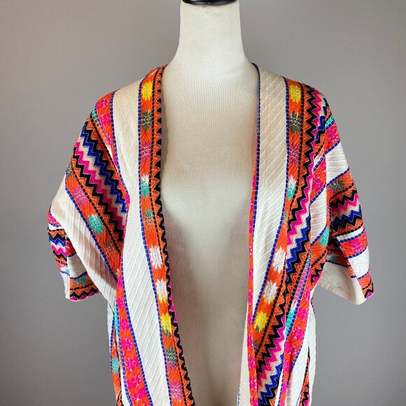 Harlow Loves Dasiy Kimono Cardigan Cover Up - Picture 1 of 13